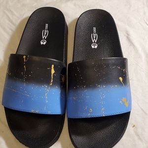Faded Mens Slides
